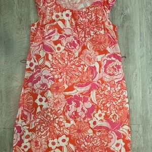 Lilly Pulitzer Pink and Orange Sleeveless Sundress